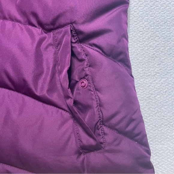 Lands’End Puffer Vest Burgundy Women’s Size Small (6-8) LandsEnd - Picture 3 of 13